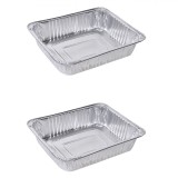 Set Tavi Aluminiu, 36x29x9cm, 2 Bucăți, Reciclabil, Oem