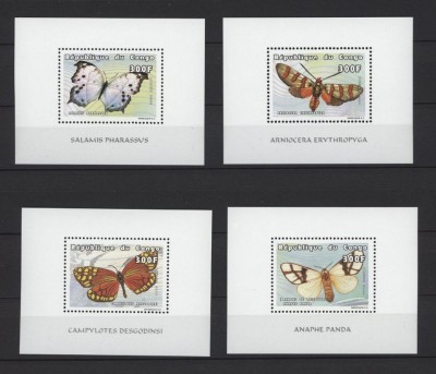 PR CONGO 1999 FAUNA INSECTE FLUTURI foto