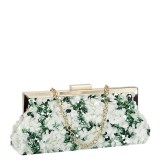 Cumpara ieftin Geanta clutch alb verde cu paiete BMN-1248 06