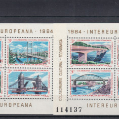 1984 LP 1097 COLABORAREA CULTURAL-ECONOMICA INTEREUROPEANA BLOCURI MNH