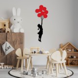 Cumpara ieftin Accesoriu decorativ de perete metalic Model-429 Negru 100x34 cm