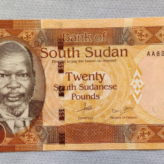 South Sudan / Sudanul de Sud - 20 Pounds (2015)