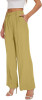 ZO Pantaloni cu picior larg pentru femei cu talie elastică ridicată &icirc;n pantaloni