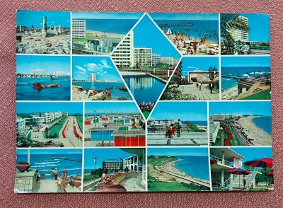 Romania. Litoralul Marii Negre. Ilustrata format mare - Necirculata foto