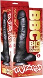 Dildo Realistic XXL Twizted Falcon Negru, 31cm