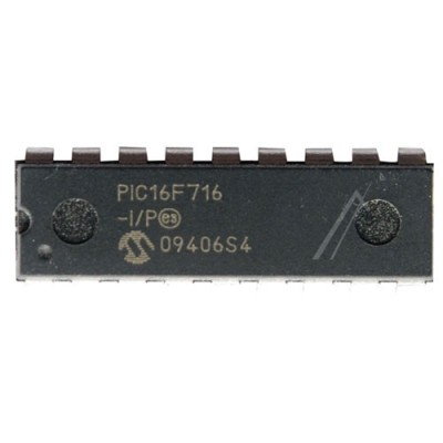 PIC16F716 8BIT FLASH MCU,16F716,DIP18 TIP:PIC16F716-I/P PIC16F716-I/P MICROCHIP foto