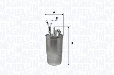 MAGNETI MARELLI 153071760220 filtru combustibil foto