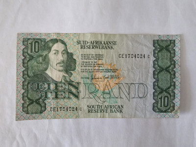 Africa de Sud 10 Rand 1981 stare excelenta foto