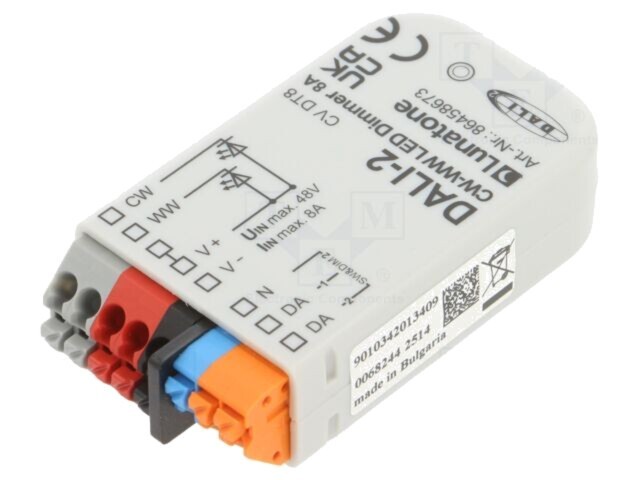 Alimentator Pulsatoriu LED Lunatone DALI DT8 CW-WW 12-48VDC 8A IP20