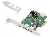 Card Extensie PCIe USB 3.2 x2 USB-A și USB-C