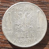 (M2471) MONEDA ALBANIA - 1 LEK 1939, OCUPATIE ITALIANA, VITTORIO EMANUELE III, Europa