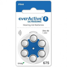 Baterii pentru proteze auditive Everactive ultrasonic 675 Zinc-Aer 6 Baterii /set foto