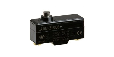 Comutator limitator cu push button fara retinere Kenaida LA167-Z1 306 foto