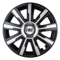 Set 4 Capace Roti Autohelix MSA&reg;, potrivite jantelor de R15, pentru Fiat, model mirage