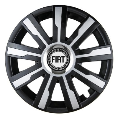 Set 4 Capace Roti Autohelix MSA&amp;reg;, potrivite jantelor de R15, pentru Fiat, model mirage foto