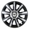 Set 4 Capace Roti Autohelix MSA&reg;, potrivite jantelor de R15, pentru Fiat, model mirage