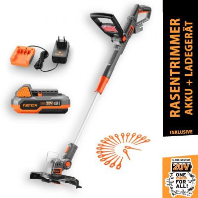 trimmer FUXTEC 20V Akku FX-E1RT20 SET cu 1 x Akku 2Ah, 1 x incarcator 1A foto