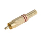 Mufa RCA tata metal aurie rosie fir