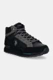 U.S. Polo Assn. bocanci ARON barbati, culoarea negru, ARON005M/DTY1