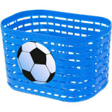 Cos plastic copii m-wave albastru fotbal