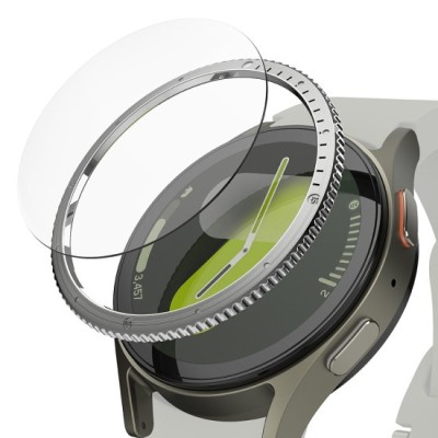Rama pentru Samsung Galaxy Watch7&amp;nbsp;40mm - Ringke Bezel Styling - Silver Pattern7 (CB-GW7-40-03) foto