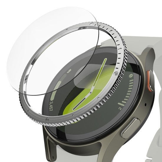 Rama pentru Samsung Galaxy Watch7&nbsp;40mm - Ringke Bezel Styling - Silver Pattern7 (CB-GW7-40-03)