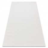 Covor TIMO 6272 sisal exterior alb, 60x250 cm