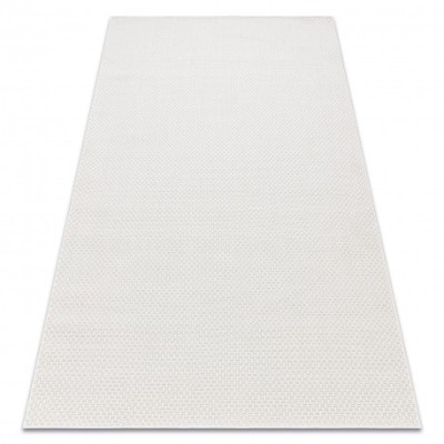 Covor TIMO 6272 sisal exterior alb, 80x300 cm foto