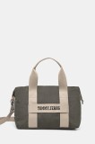 Tommy Jeans geanta culoarea verde, AM0AM13325