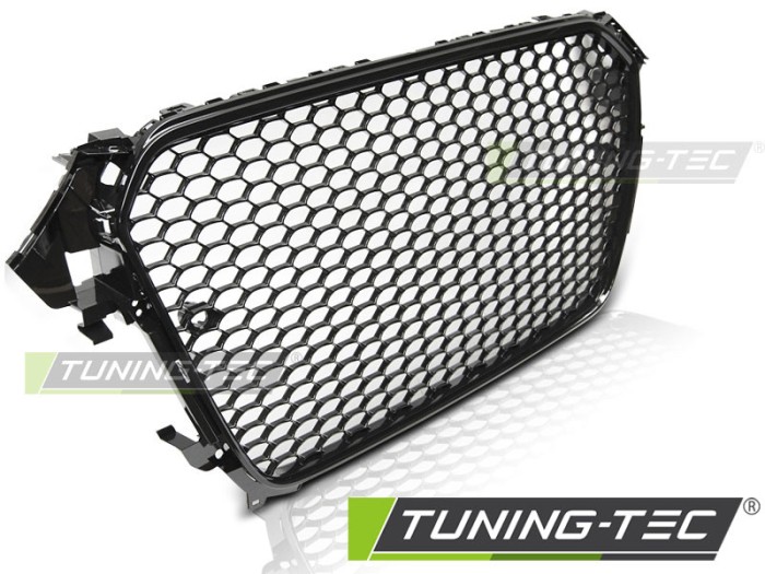 Grila sport tuning Audi A4 S4 B8 RS Style fagure lucios (11-15) NOU