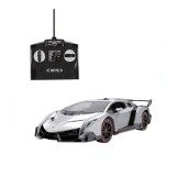 Masina cu telecomanda Lamborghini Veneno, lumini, scara 1:14, Argintiu