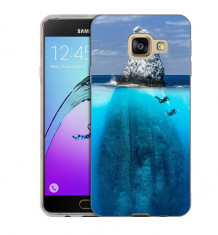 Husa Samsung Galaxy A3 2017 A320 Silicon Gel Tpu Model Subacvatic Cliff foto