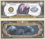 !!! SUA = FANTASY NOTE = LAMANTIN (DUGONG , MANATEE) - 2004 - UNC