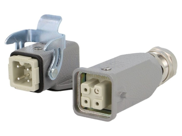 Conector HDC 4 pini 400V Han Kit