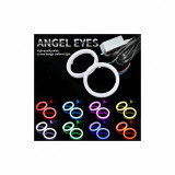 Inele angel eyes LED COB 12V waterproof Diametru: 60 mm Cod: HH-YG60 - Portocaliu HH-YG60Y