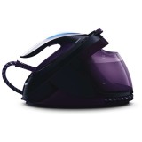 Statie de calcat PerfectCare Elite GC9650/80, 2400 W, talpa T-ionicGlide, 450 g/min, negru/mov, Philips