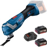 Bosch GOP 18V-34 + 1600A00B8J - Multicutter + Set 2 acumulatori si incarcator Li-Ion 18 V 5 Ah