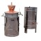 Cazan Tuica 100 Litri Basculant, Inox, Fund si Pereti Dubli, Baine-Marie