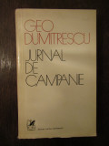 JURNAL DE CAMPANIE -GEO DUMITRESCU