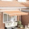 vidaXL Cortina Retractabilă Dungă Multicolor 350x200 cm țesătură 3329686