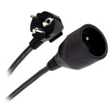Cablu extensie(cupla) 20m (3gx1.5mm) - negru