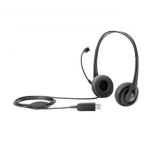 Casti HP Stereo USB Headset, Negre