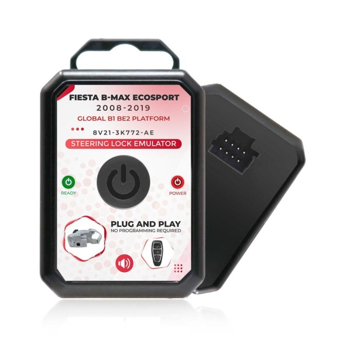 Emulator Auto Blocator Volan Ford Fiesta B-MAX EcoSport 2008-2019, Platforma B1, BE2, Plug and Play