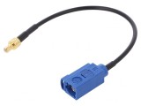 Cablu Fakra Mamă la SMB Tată 150mm