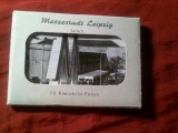 Carnet cu 10 minifotografii Leipzig Germania 1974 , 9,2x6,7cm