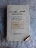 LES AUTEURS LATINS (CARTE IN LIMBA FRANCEZA)