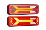 Cumpara ieftin BZRSH Set 2 Lampi LED Spate 24V 5 Functii Remorca Camion 283x100x33mm Semnalizare Dinamica