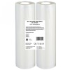 Set 2 role pungi vidat gofrate, dimensiuni 280x6000 mm, transparente, grosime 85 microni, preparare sau depozitare Sous Vide