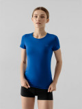 Tricou de antrenament regular cu uscare rapidă pentru femei - cobalt, 4F Sportswear