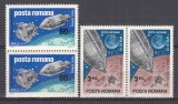 ROMANIA 1969 LP 702 COSMOS III APOLLO 9 SI 10 PERECHE SERII MNH